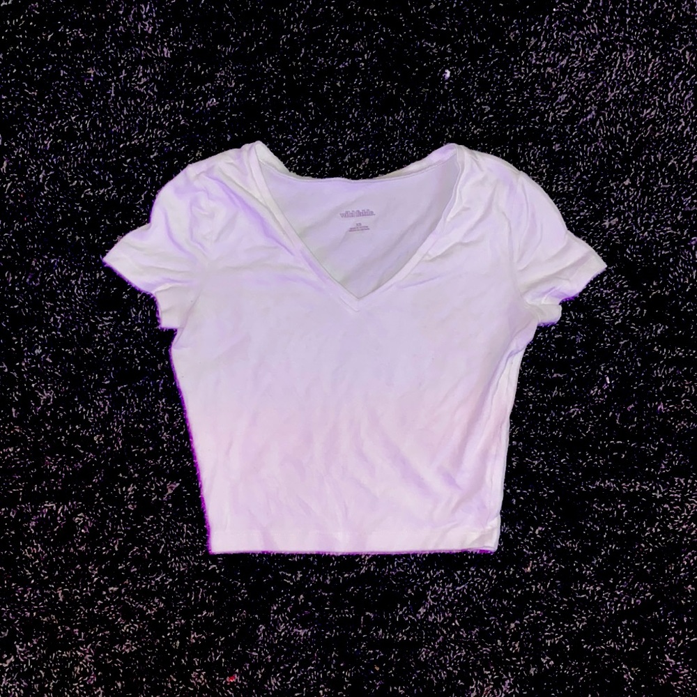 white tee